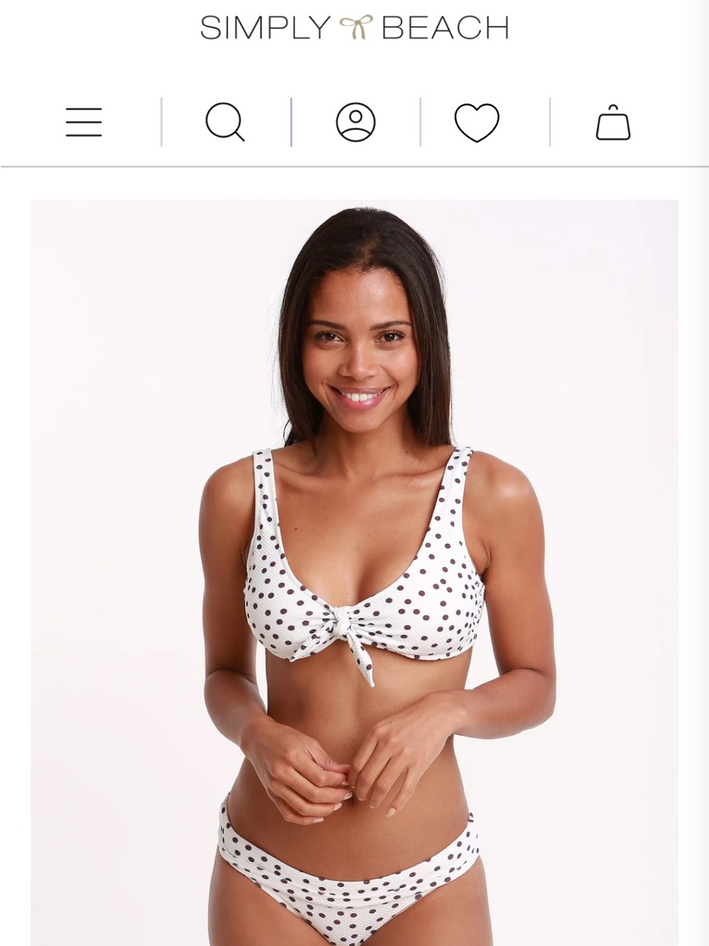 NWT Heidi Klein Polka Dot Set
